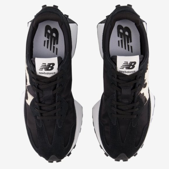 NEW New Balance 327 Animal Print Logo Women's Sneakers Shoes Black various sizes - Picture 7 of 8